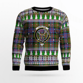 Clan Carnegie Ancient Crest Tartan Christmas Ugly Sweater AR14 Carnegie Ancient Crest Tartan Tartan Ugly Sweater